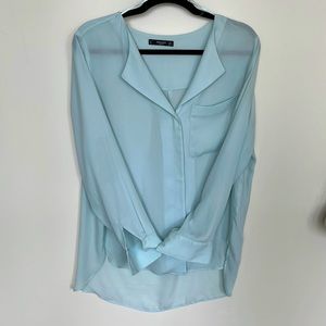 Pastel green blouse - worn occasionally- very neat! Stunning Color